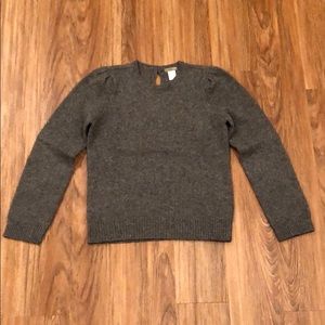 J. Crew Gray Crew Neck Sweater